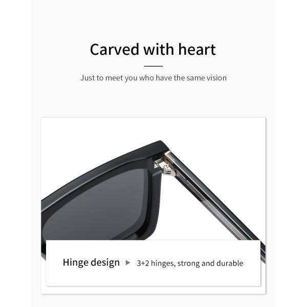 Люди TAC солнечных очков ацетата квадрата ODM OEM Unisex поляризовывали