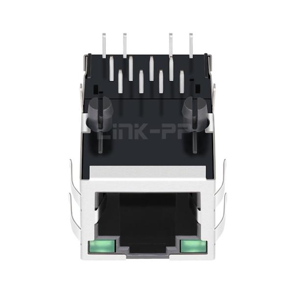 LPJ1026AWNL 10/100 Base-T Tab Up 1x1 Port RJ45 Female Connector With Green/Green Led
