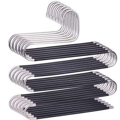 Produtos de aço inoxidável dos eletrodomésticos dos ganchos de roupa dos ganchos da calças da S-forma