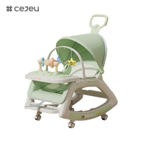 Для мальчиков и девочек, CJ-718-3, Успокаивающий стул, коаксический детский артефакт, 3 в 1, качающийся рисунок высокий рисунок стула фиксированный рисунок