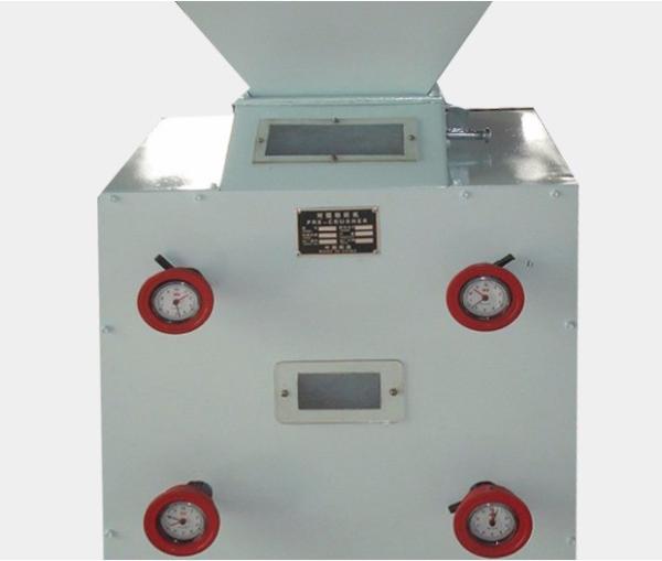 GHO Professional Carbon Steel Electric Double Roller Malt Grinder for Brewery 500 KG