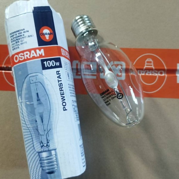 OSRAM HQI-E 100W N CL Metal Halide Lamp 100W Clear Bulb with E27 Base