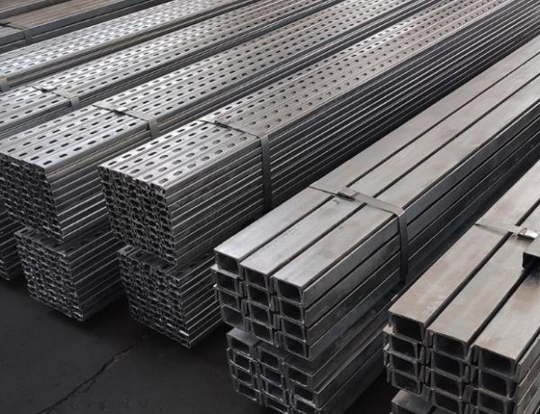 41X21mm Strut Channel Type C With Elongated Slotted Holes HDG/Pre-Galvanized/Powder Coated