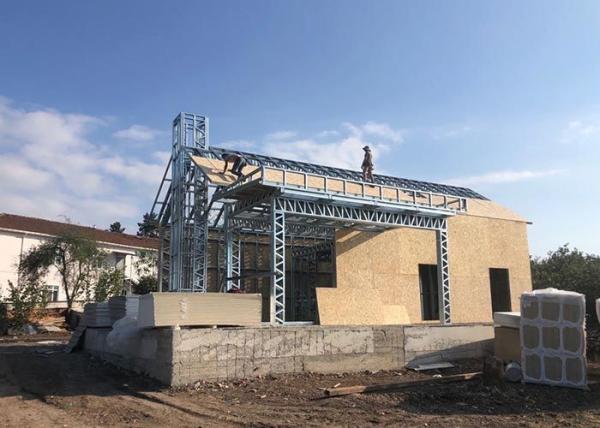 AS/US maisons préfabriquées modernes en acier léger Villa cadre métallique maisons unifamiliales