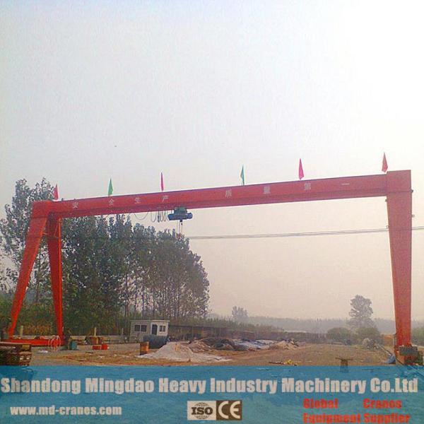 A Frame Rail Mounted Gantry Crane with Electric Wire Rope Hoist