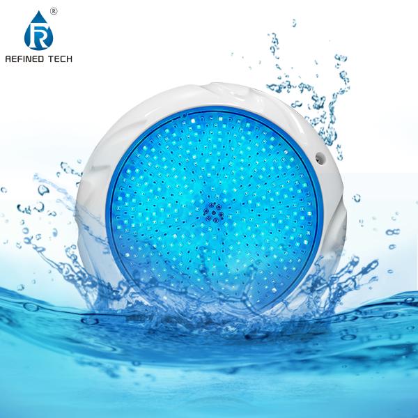 Refined IP68 12V AC Surface Mounted LED Pool Light Waterproof Lights for Swimming Pool