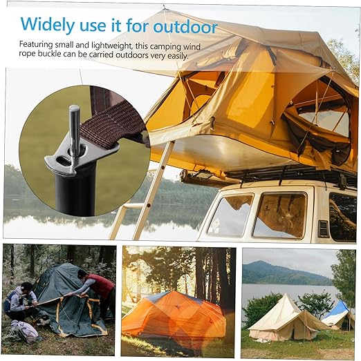 Polished Iron Chrome Plated Triangular Buckle for Non Slip Outdoor Tent Pole Pull Rope