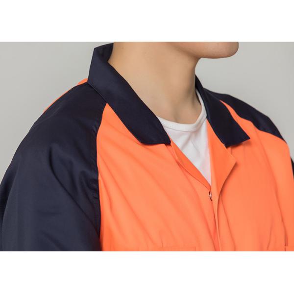Double Stitching Safety Work Clothes High Visable Orange Jacket Bib Pants Suit