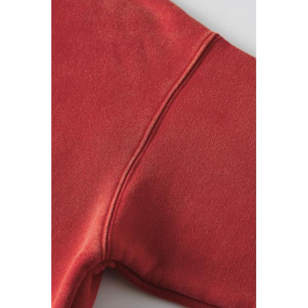 Oversized Crewneck Sweatshirt Womens Unisex Plain Embroidery Printing Acid Wash Blank 100% Cotton