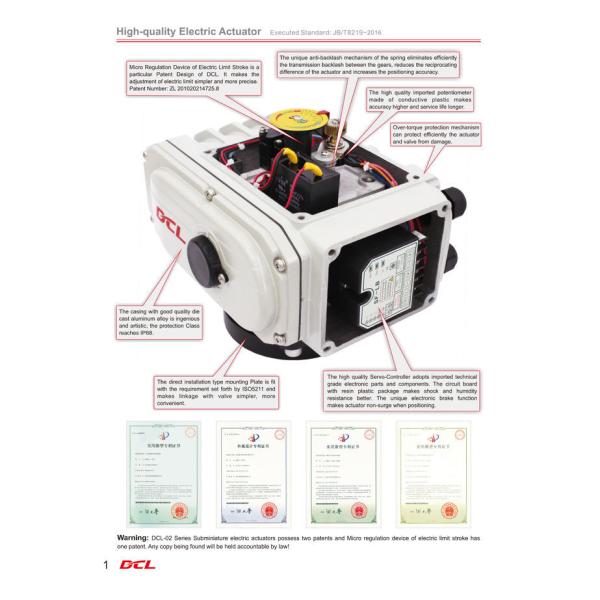 Регулируемый компактный исполнитель 200Nm 30S 40W