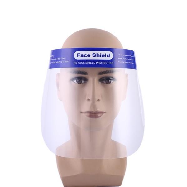 PET Anti Fog Treatment Clear Plastic Face Shield 32*22cm Prevent Droplets