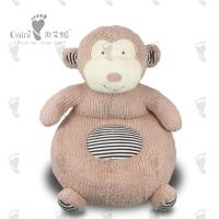 Bicho de pelúcia Sofa Pink Monkey Couch Huggable do macaco 48 x 41cm