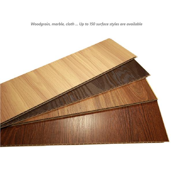 193*13mm Indoor Wall Paneling 20 Percent Calcium Calbonate Inside