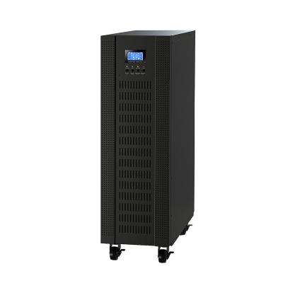 18w 20 Kva em linha levanta a onda de seno pura UPS em linha tipo externo da bateria de 3 fases