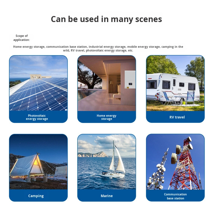 48V/60V/72V Wall-Mounted Household Energy Storage System , Lithium Iron Phosphate Battery for Solar Energy