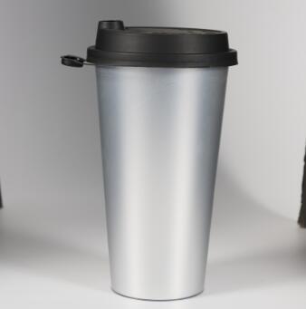 Tazas de plástico desechables redondas libres de BPA con tapa