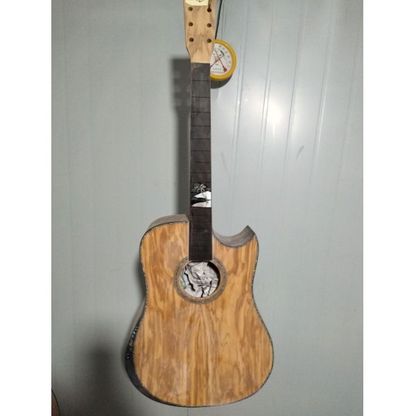AAAA custom guitar all solid imported Olive wood Ryans style guitar customize handmade acoustic guitar