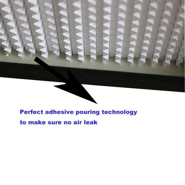 Gasket EVA Fiberglass Media Laminar Flow Hood HEPA Filter 15KG