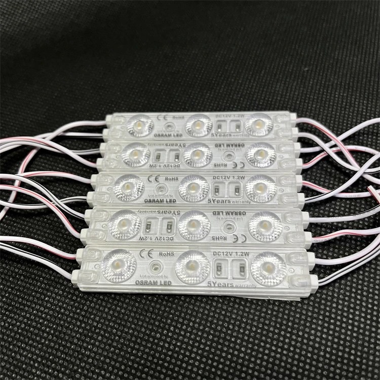 Low Voltage LED Backlight Module 3Leds 12V Sign Modules For Light Box Lighting