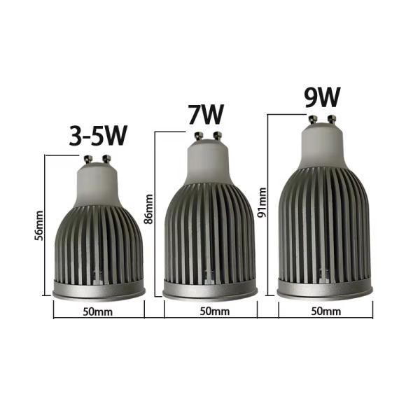 5W Black Shell LED COB Spotlight For Home Office Cloth Shop Exhibition Light AC85-265V