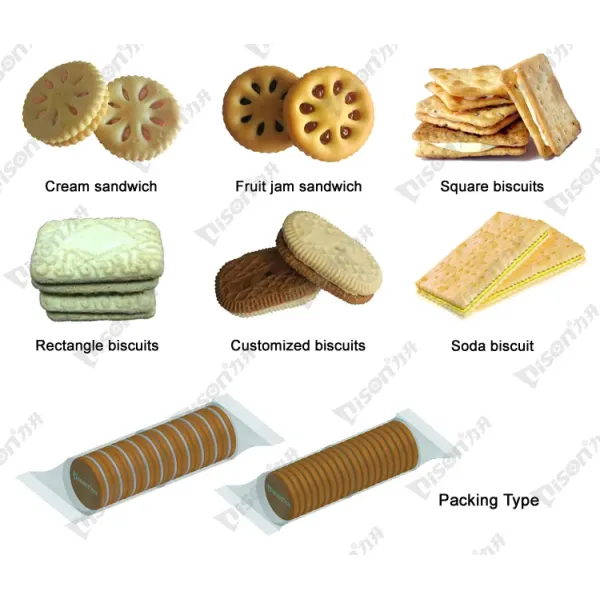 5.5kw Cream Biscuit Sandwiching Machine On Edge Automatic Biscuit Packing Machine