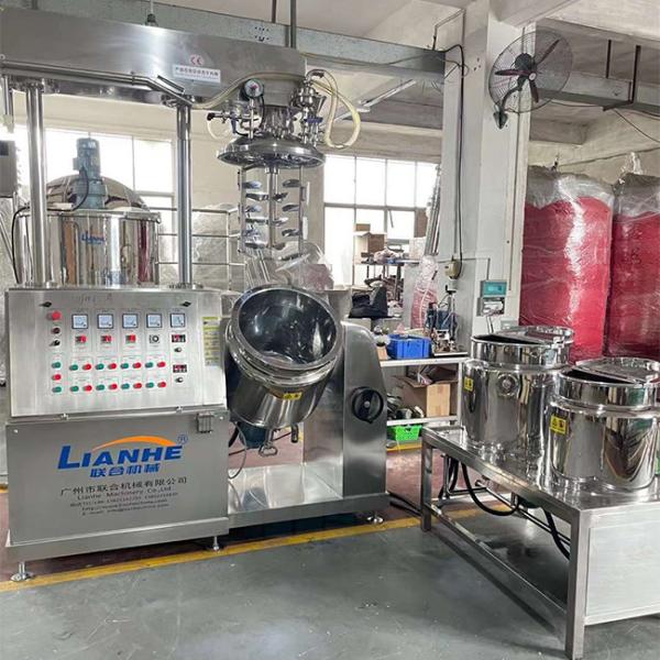 100L Cosmetic Vacuum Homogenizer Mixer Body Lotion Ointment Making Machine