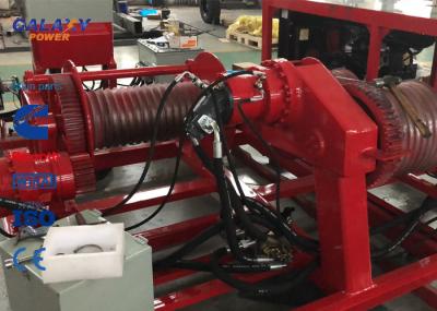 Double Wheel Hydraulic Puller And Hydraulic Winch 77kw 103hp Cummins Engine