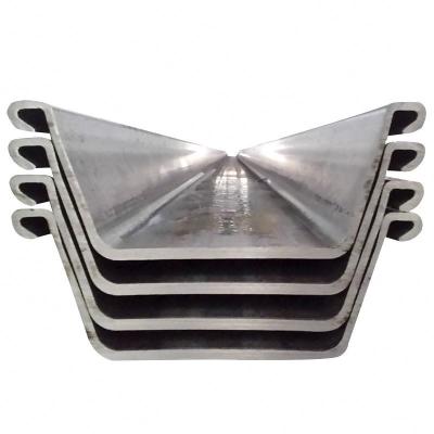 Q235 Q275 Q345 U Type Sheet Pile Type 2 400x100x10.5mm For Construction