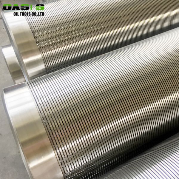 Wire Wrapped Continuous Slot Screen For Deep Well Drilling Ss Material