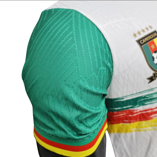 Group customized Cameroon white player version jersey high quality choice