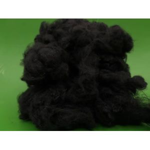 Black 1.4D*38mm Virgin Polyester Staple Fiber High Quality for Spinning
