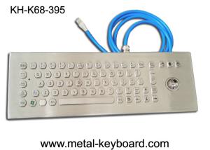 70 Keys Ruggedized Keyboard , Stainless Steel Access Kiosk Keyboard with