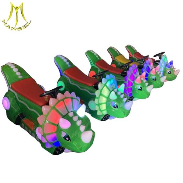 Hansel  remote control battery operated electric dinosaur motor rides for shopping mall
