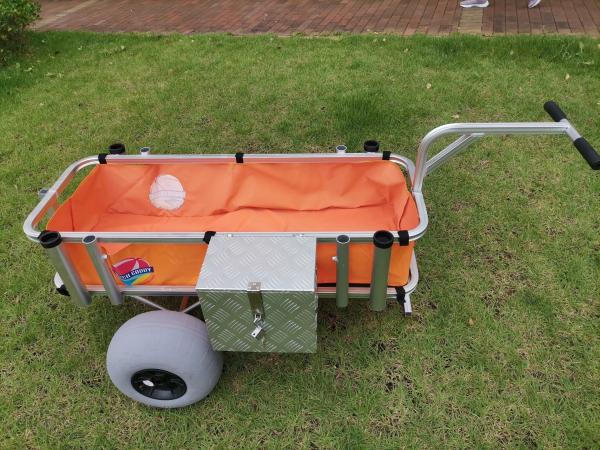 Lightweight Beach Wagon Cart With Adjustable Handle For Easier Control