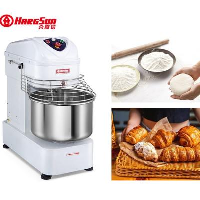 Misturador de massa espiral branco 30L 12kg impermeável com proteção da sobrecarga