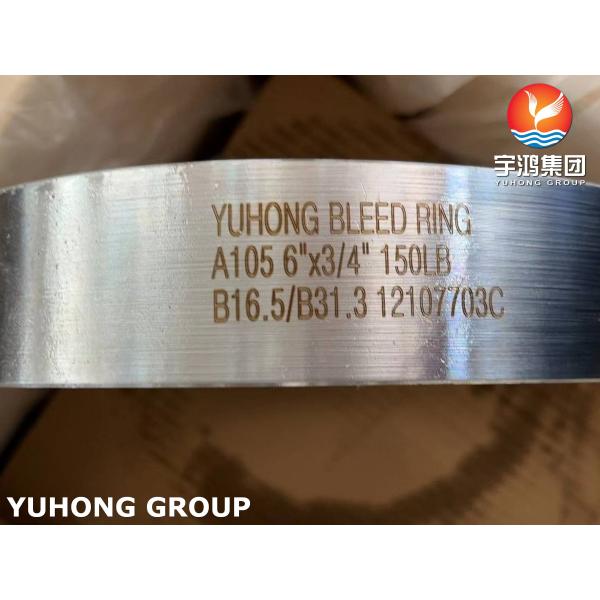 A105 / SA105 Крылья кровотечения из углеродистой стали, B16.5 / B16.48, Общие для насосов, компрессоров, турбин
