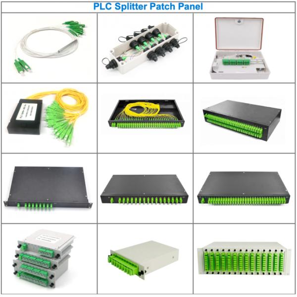 Волновод миниатюры Splitter 900μM PLC волокна SC APC 1x8 плоскостный