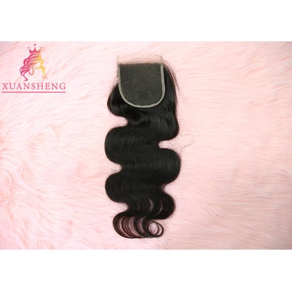 Peruvian 100% Virgin Human Hair Lace Front Closure 4*4 Body Wave Raw Hair