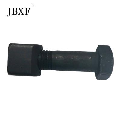 Zinc Plated Track Shoe Bolts Rust Resistance Friction Reduction For Sany SY215/235 XCMG XE200/215