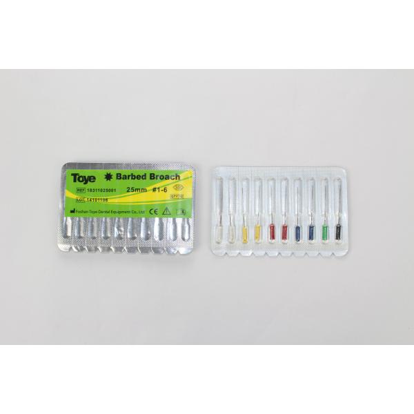Toye Dental Stainless Steel-Hand Barbed Broaches