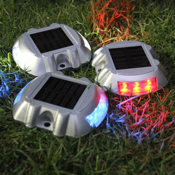 Luz solar da doca do diodo emissor de luz do parafuso prisioneiro exterior solar de alumínio 150MA da estrada IP67 da luz da doca do diodo emissor de luz