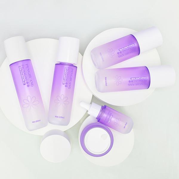 Customized Logo PETG PET Serum Dropper Bottle For Cosmetic Packaging