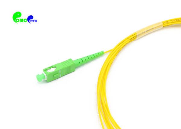 Fiber Patch Cable LC APC - SC APC Single Mode Simplex 1.2mm 3m LSZH IEC Grade B