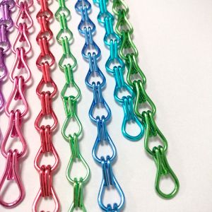 Metal Chain Fly Pest Insect Door Screen Curtain Insect Fly Screen Curtain Chain Link Screen Curtain