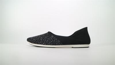 Leather Upper Women's Flat Shoes Rubber Outsole Lace Up Closure
