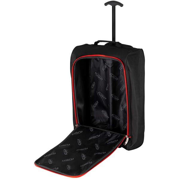 20L 210D Polyester Lining Soft Trolley Luggage 55x40x20cm