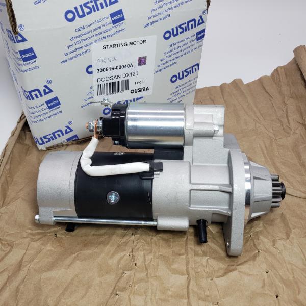 300516-00040A 24V 11T 5.0KW Excavator Starter Motor For DOOSAN DX120 Engine D34D