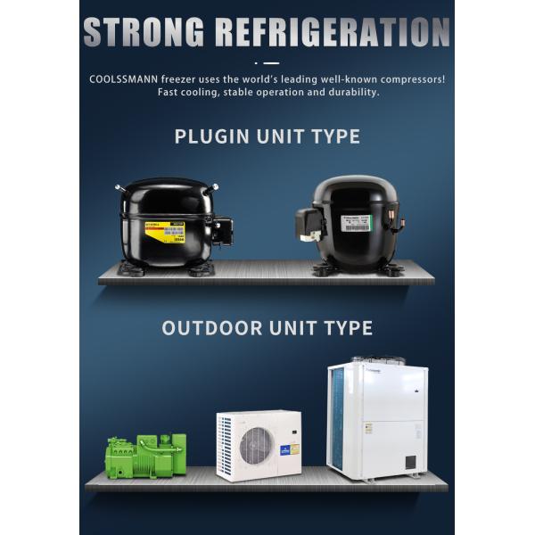 Супермаркет Коммерческая Вертикальная стеклянная дверь Вертикальная охладитель Витрина Холодильник Многоэтажный дистанционный