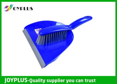 Blue Household Cleaning Brushes Sweeping Brush And Dustpan Multi Purpose Easy Operation
