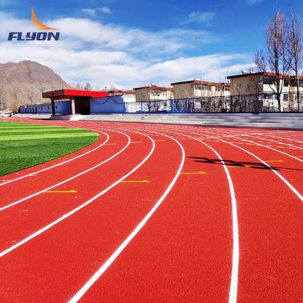 Systèmes de pistes de course sportives haute performance pour stades Tartan Track